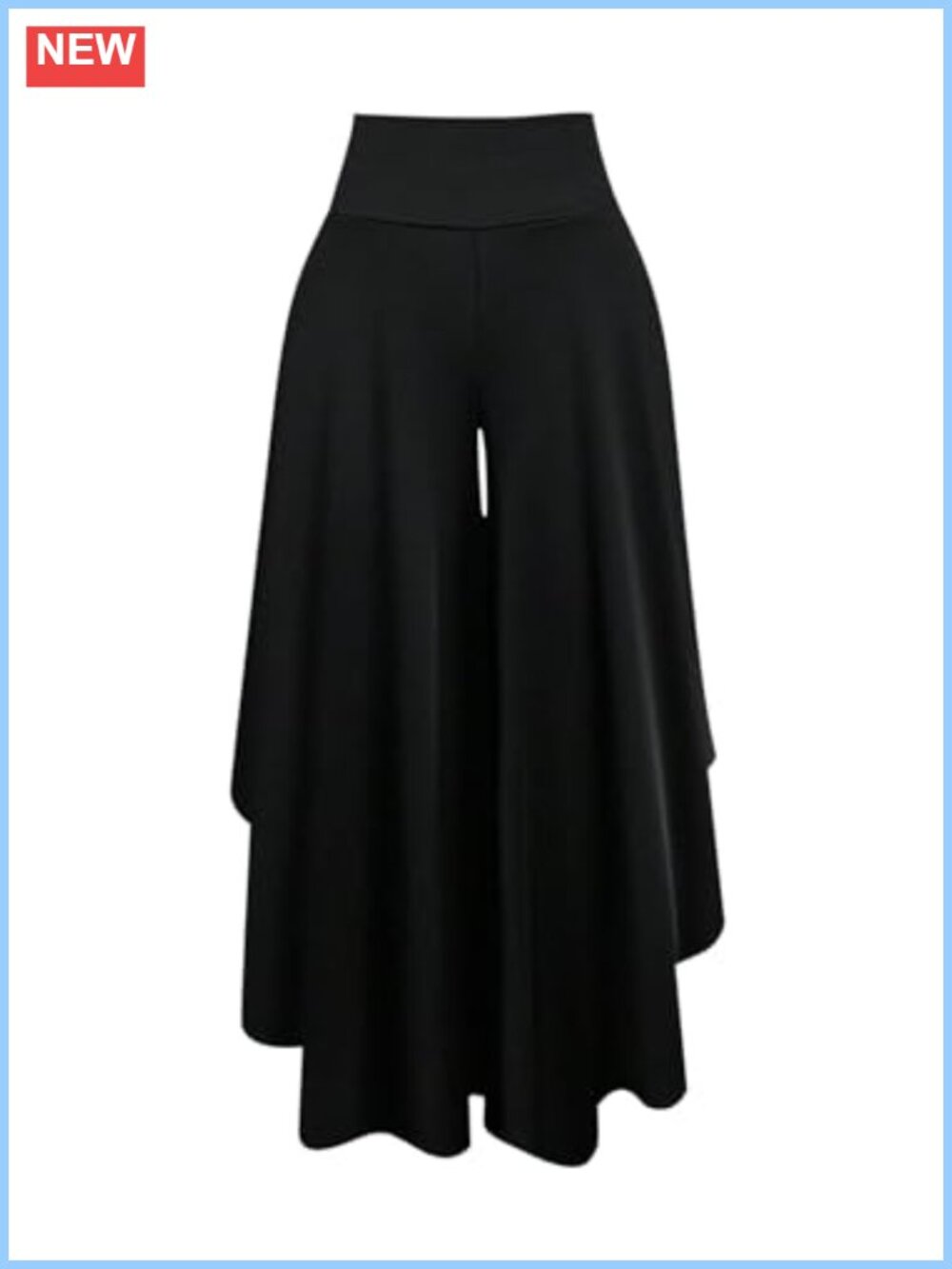 Wide Leg High Waisted Palazzo Pants Flowy Stretchy